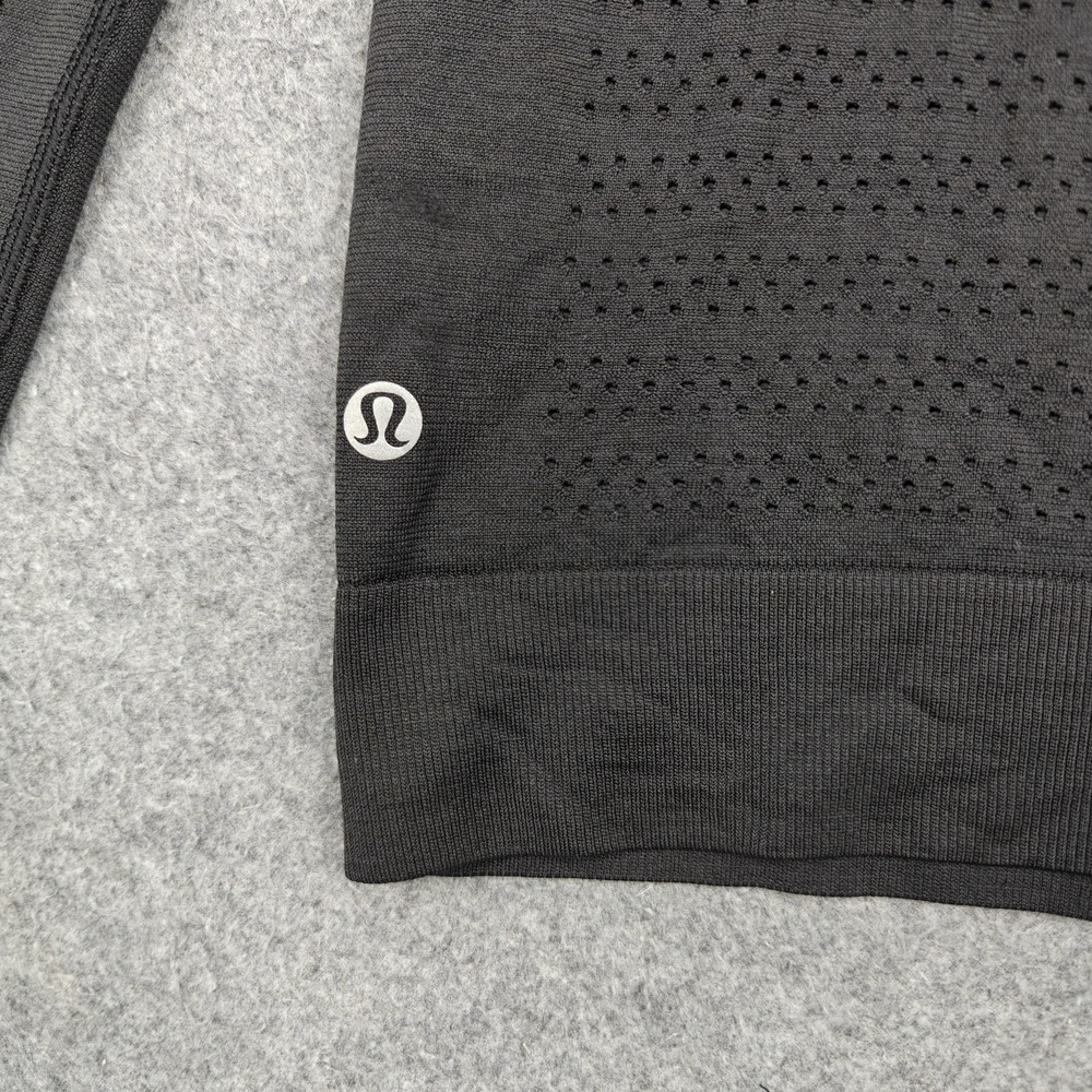 Lululemon Shirt Womens 6 Black Swiftly Tech Long Sleeve Seamless Running Gym - Picture 4 of 7